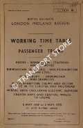 Working Time Table of Passenger Trains - Section D - Rugby, Birmingham, Stafford; Snow Hill, Wolverhampton; Hartlebury; Crewe, Acton Grange, Chester, Holyhead; Wirral; Craven Arms, Central Wales, 5 May 1969 to 3 May 1970 by British Railways London Midland Region